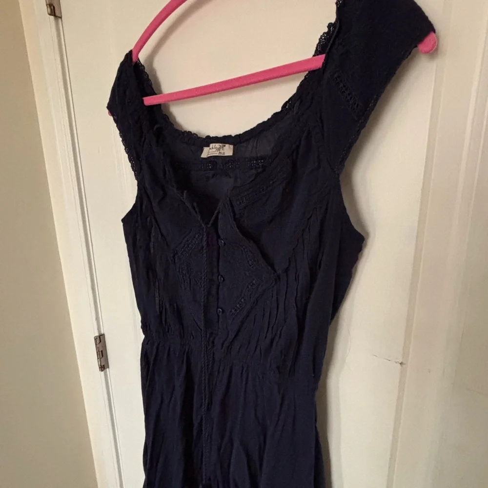 Free People Blue Lace Nightgown - Picture 2 of 6